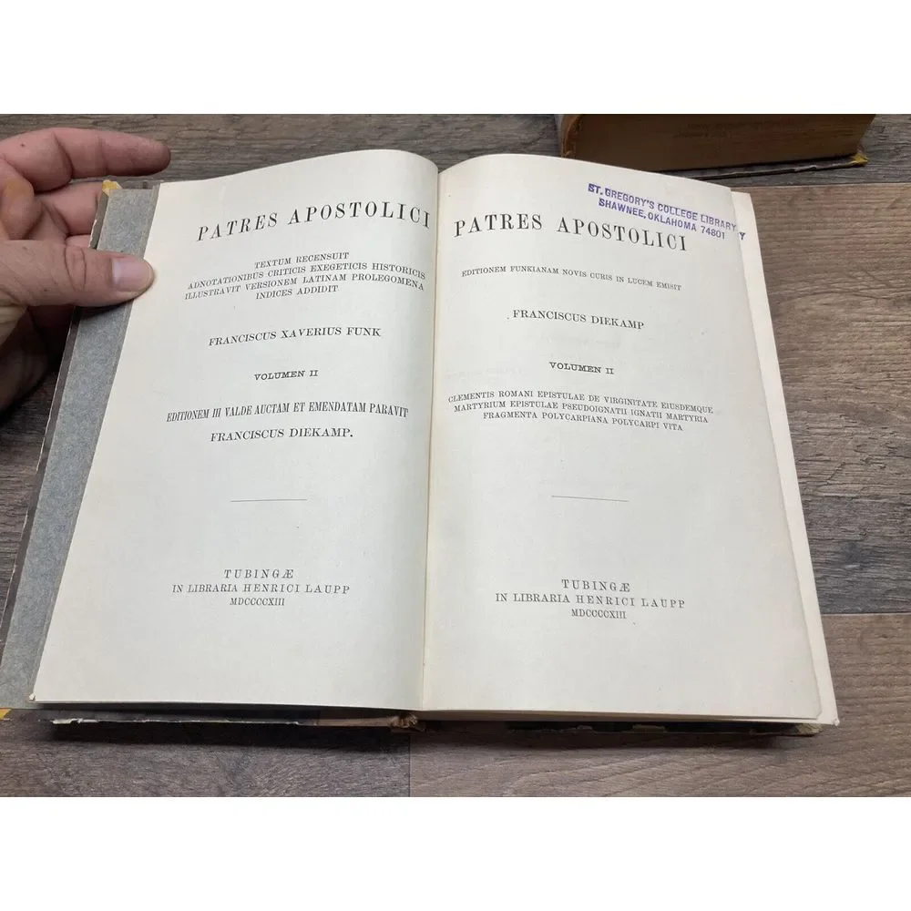Patres Apostolici 1901, Vol. 1 &‎ 2